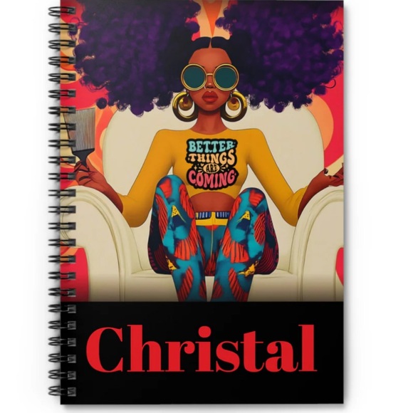 Better Things Are Coming Colorful Spiral Notebook with Inspirational Design - Picture 1 of 4